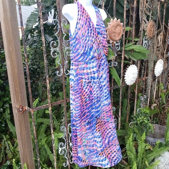 Be by Cheetah B Maxi dress sz 12 - Picture 4 of 6